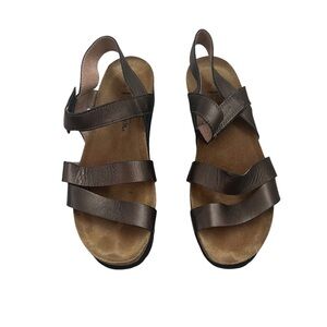 NAOT women's kayla leather wedge size  41